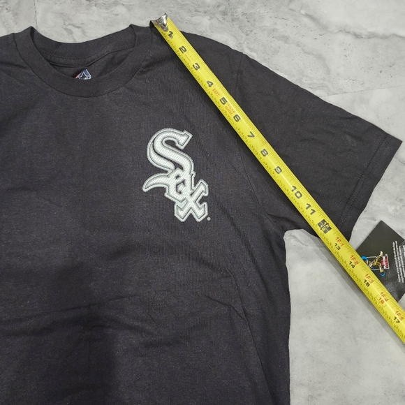 Youth Chicago White Sox Black Jersey T-Shirt Eloy Boy - Picture 8 of 9